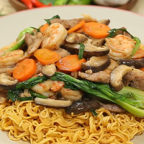 Mì Xào Hồng Kong Thêm Mì